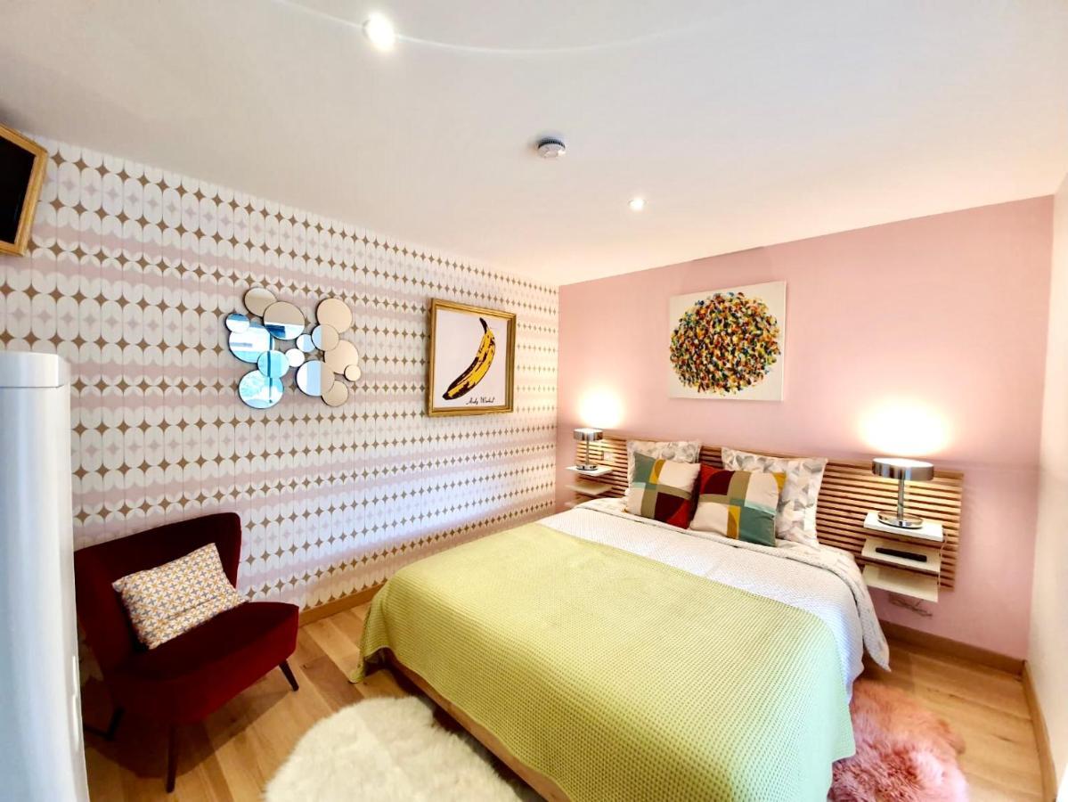 La Maison Pop Appartement Meuble Independant Avec Jardin 伊泽尔河畔的罗曼 外观 照片