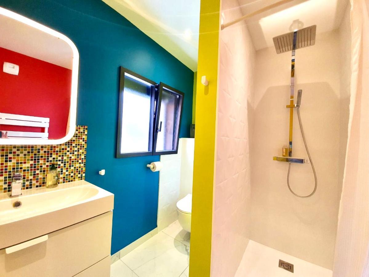 La Maison Pop Appartement Meuble Independant Avec Jardin 伊泽尔河畔的罗曼 外观 照片
