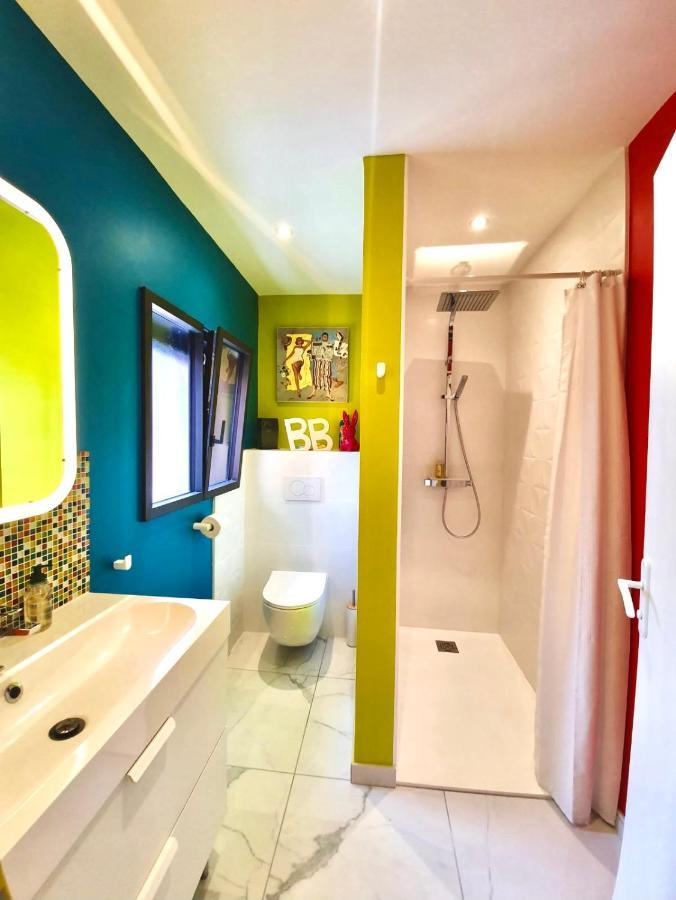 La Maison Pop Appartement Meuble Independant Avec Jardin 伊泽尔河畔的罗曼 外观 照片