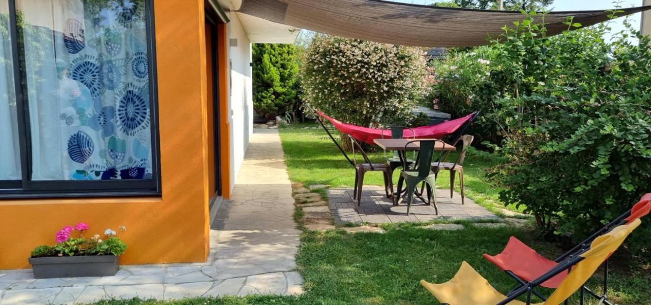La Maison Pop Appartement Meuble Independant Avec Jardin 伊泽尔河畔的罗曼 外观 照片